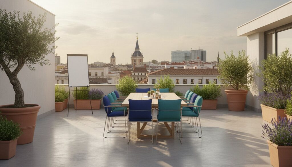 Espacios para offsite meetings Madrid: Guía de alquiler 2026